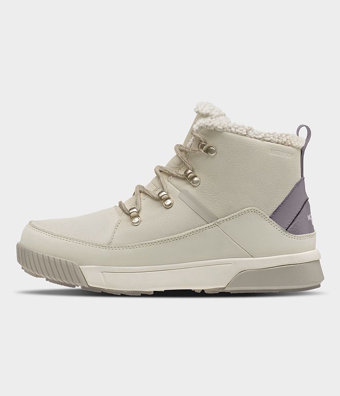 The North Face Boots Sierra Mid Lace WP White - Womens - Thailand ALFDQ-4367